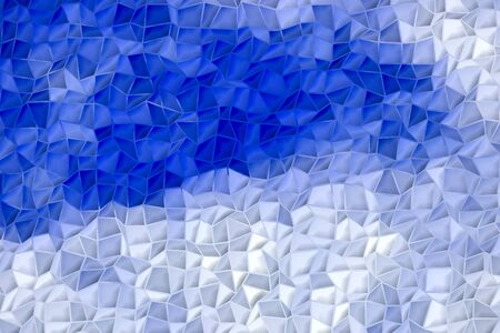 abstract pattern background. color surface blue and white design beautifulの写真素材