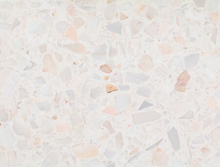 terrazzo flooring texture polished stone pattern wall and color old surface marble for background...