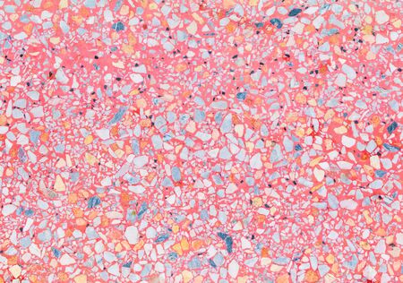 terrazzo flooring red or marble old. polished stone texture beautiful for background pattern wall and color beautiful with copy space add textの写真素材
