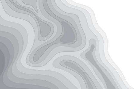 Paper art monochrome abstract template mirage concept black gray and white for background. Vector illustration design Hand drawnのイラスト素材