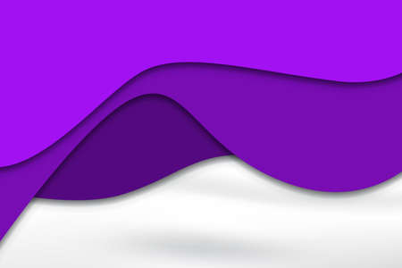paper cut purple overlap layer on crumpled fabric background. illustration vectorのイラスト素材