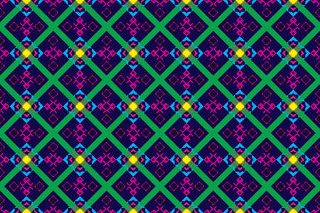 geometric design seamless pattern fabric ethnic oriental traditional for embroidery style, curtain,...
