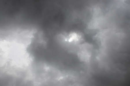 sky and cloud formation rain black havy stormy from natural phenomenonの写真素材