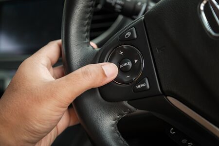 car interior - devices, the concept of driving