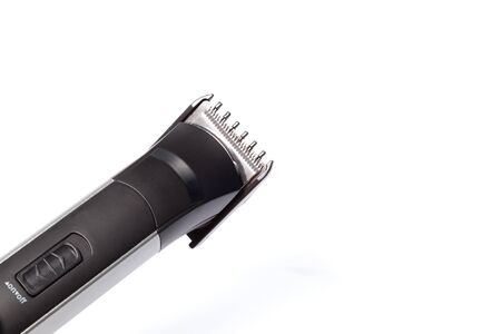 the machine for a hairstyle of hair isolated on white background.の写真素材