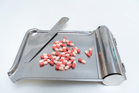 Medicine and Drug concept, pharmaceuticals antibiotics pills medicine, capsule pill medicine,...
