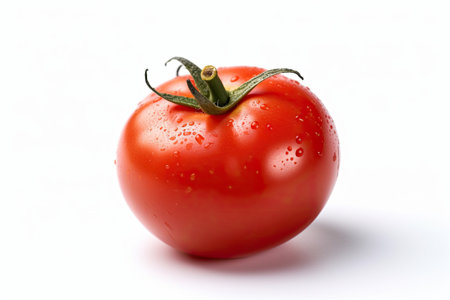 Red Tomato isolated on white background. Generative Aiの素材