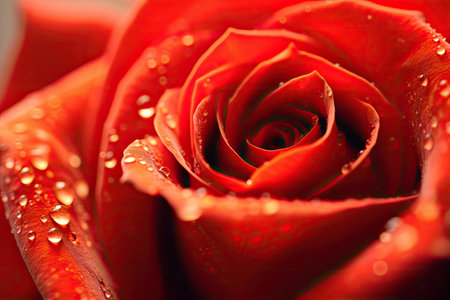 Close-up of Red rose. Genaretive Aiの素材