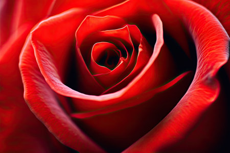 Close-up of Red rose. Genaretive Aiの素材