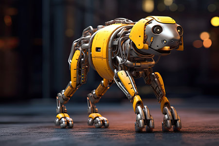Ai, Robotic dog. Generative Aiの素材