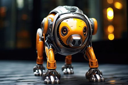 Ai, Robotic dog. Generative Aiの素材