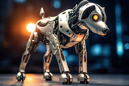 Ai, Robotic dog. Generative Aiの素材