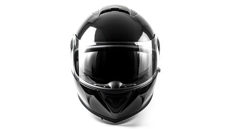 Motorcycle helmet over isolate on white background. Generative Aiの素材
