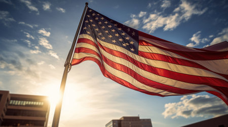 American, flag american.の素材