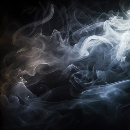 Background of Smoke movement.の素材