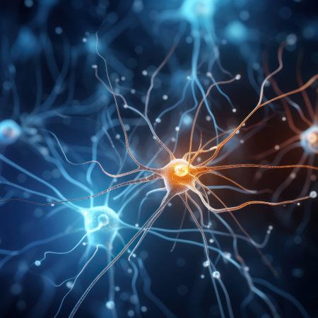 Graphics neuron of human nervous system.の素材
