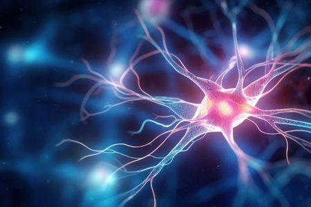 Graphics neuron of human nervous system.の素材