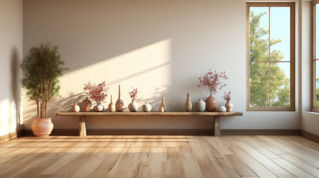 Interior Design Background. Contemporary Room.の素材