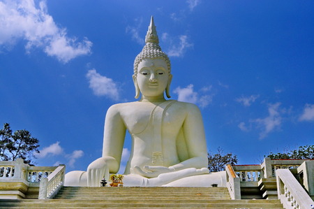 White Buddhaの写真素材