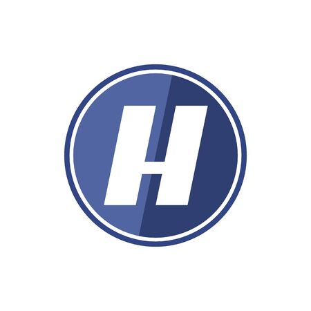 H letter iconのイラスト素材