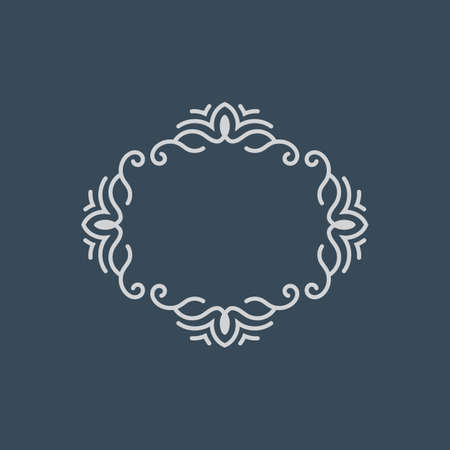 Elegant Mandala Frameのイラスト素材