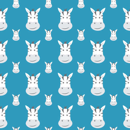 Seamless pattern of zebraのイラスト素材