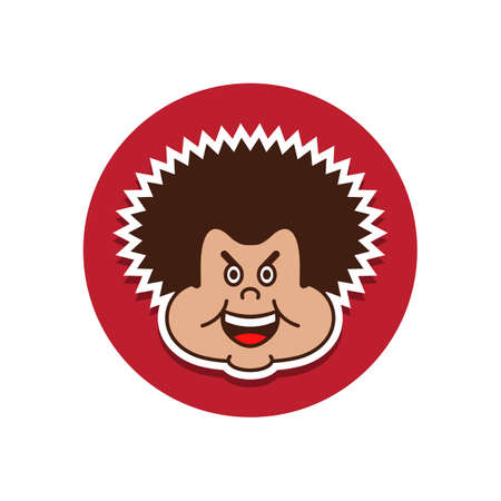 avatar of fat man vector imageのイラスト素材