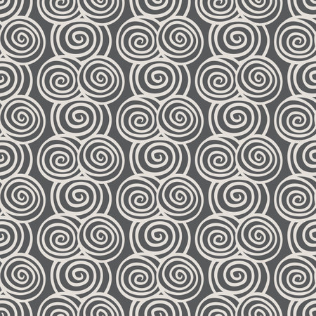 Abstract seamless hand drawn pattern roundedのイラスト素材