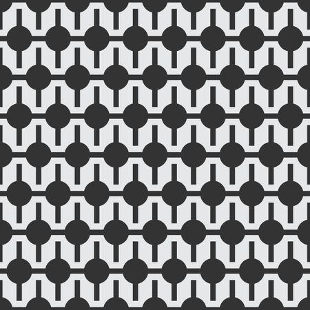 dot and stripes seamless patternのイラスト素材