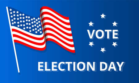 an election day design in the united states in november with a very simple designのイラスト素材