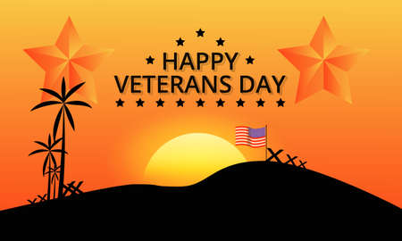 design veterans day in the united states in november with a very simple designの写真素材