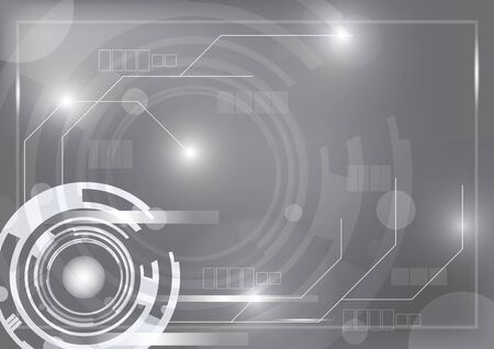gray technology background with designのイラスト素材