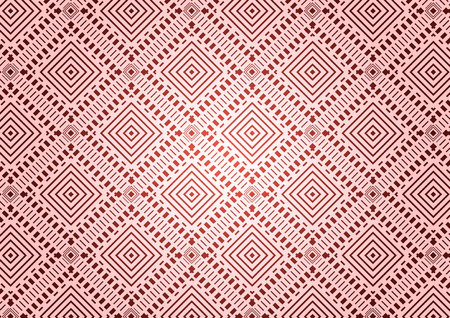 Rhombus a dash seamless pattern. Modern style simple dotted line rhombus. swatches included.のイラスト素材