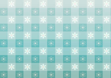 Flower vector seamless pattern. Endless texture can be used for printing onto fabric and paper or invitation. Pattern swatches included in fileのイラスト素材