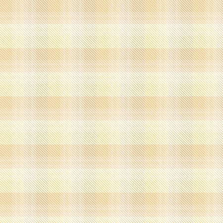 Beige tartan plaid background in vector seamless pattern. Pattern swatches included in file.のイラスト素材