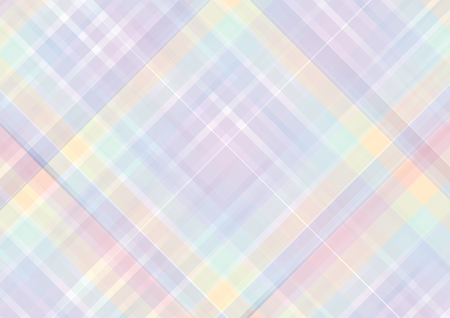 Abstract Tartan vector background with soft tone colourのイラスト素材