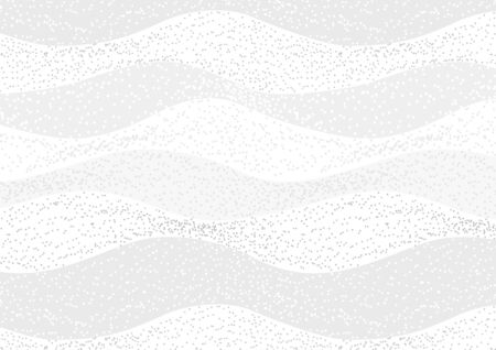 White texture pattern. Create wave by using dot. Geometric abstract background. Swatches included in file.のイラスト素材