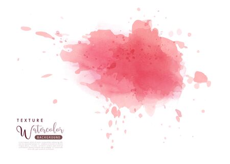 Abstract isolated bright watercolor stain. Grunge texture artistic vector used as being an element in the decorative design of invitation, cards, cover or banner.のイラスト素材
