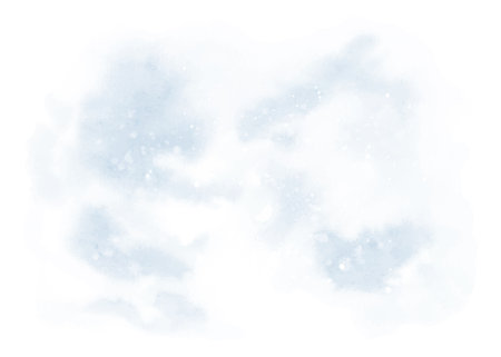 Abstract light blue watercolor for background. Stains artistic vector used as being an element in the decorative background design of header, brochure, poster, card, cover or banner.のイラスト素材