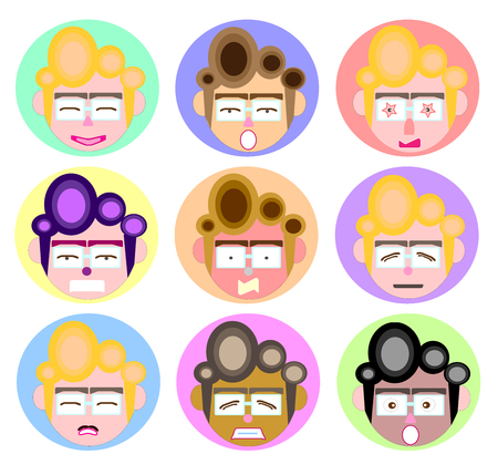 character of fake in cartoonの写真素材