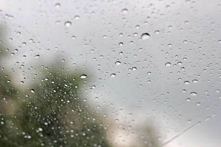 water drop on glass