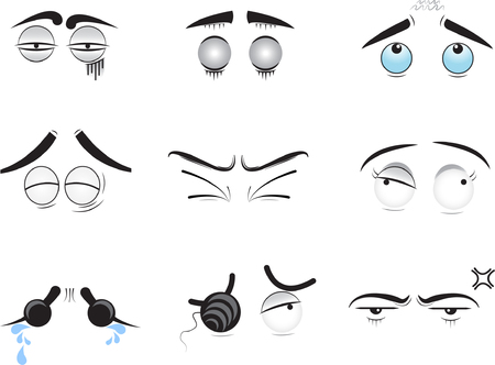 cartoon eyesのイラスト素材