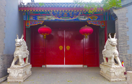 Beijing Doorwayの写真素材