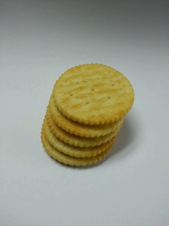 Biscuits on  white background