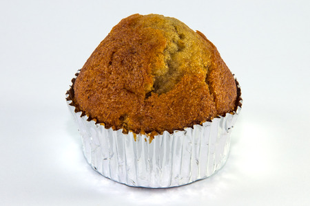 Homemade banana cup cakeの写真素材