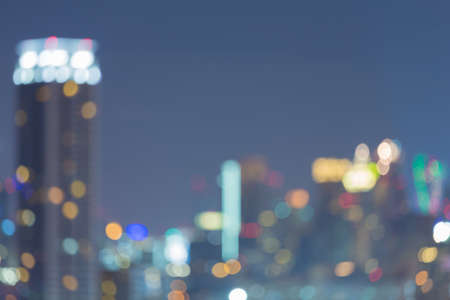 Abstract blurred urban skyline ,defocused backgroundの写真素材