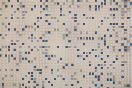 Mixed wihte mosaic in the bathroomの写真素材