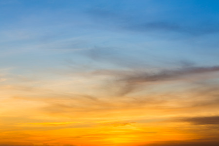Multiple colour Sky background during sunsetの写真素材