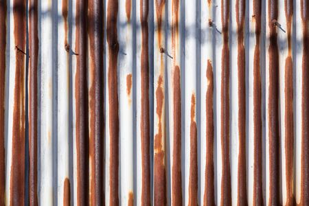 Zinc metal wall background and texture, Vintage style