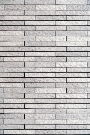 Stone gray vintage brick wall pattern backgroundの写真素材